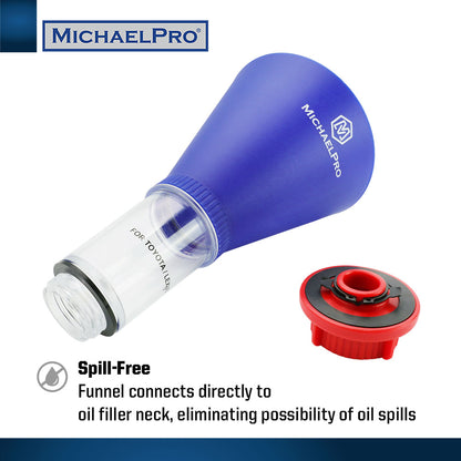 Spill-Free Oil Funnel for Toyota, Lexus (MP009075) - MichaelPro