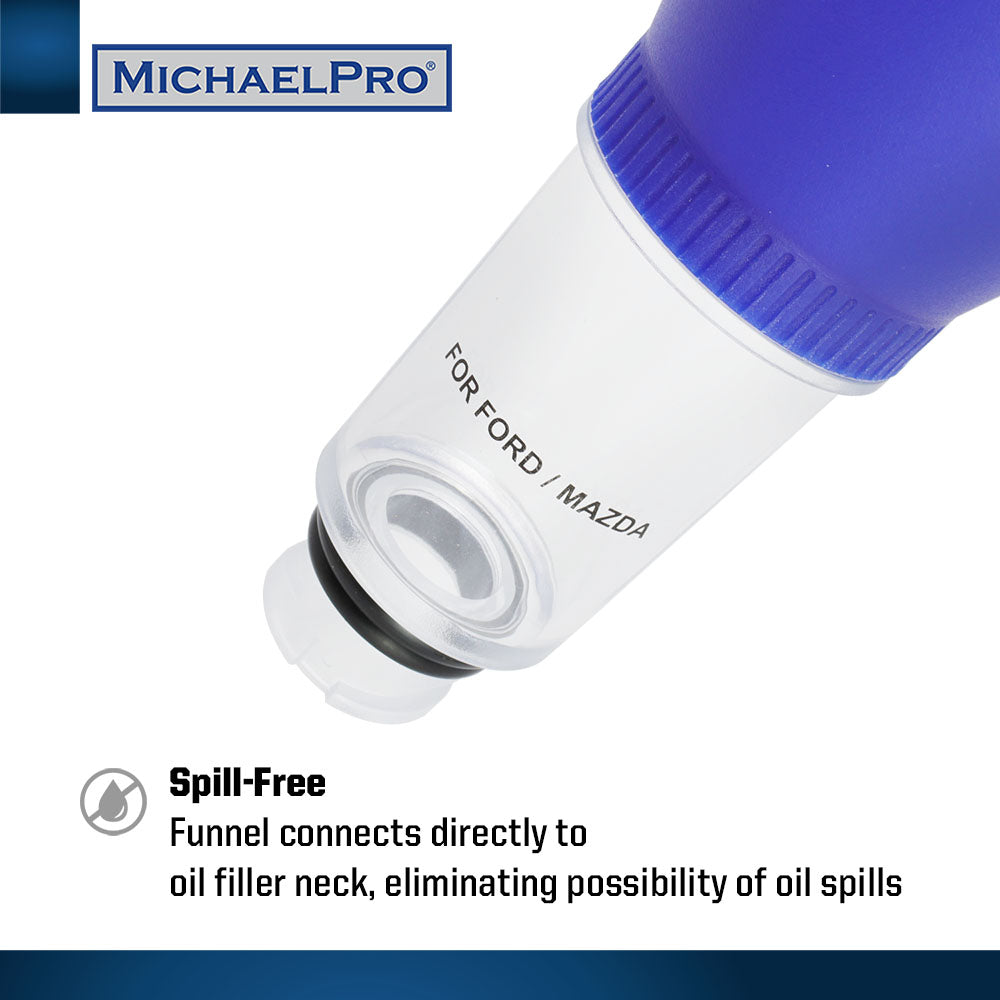 Spill-Free Oil Funnel for Ford and Mazda (MP009076) - MichaelPro
