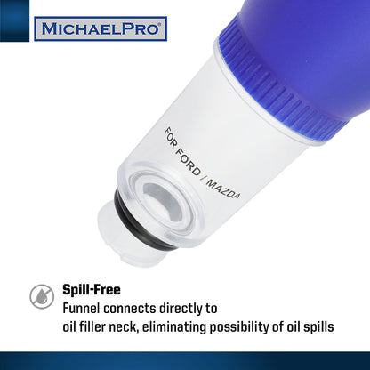 Spill-Free Oil Funnel for Ford and Mazda (MP009076) - MichaelPro