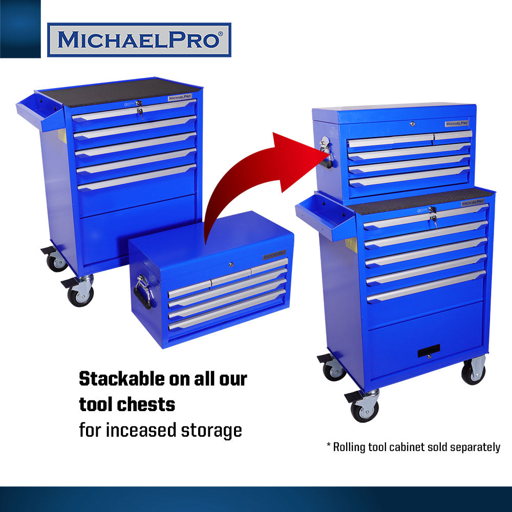 6 Drawer Portable Top Tool Chest (MP009085) - MichaelPro