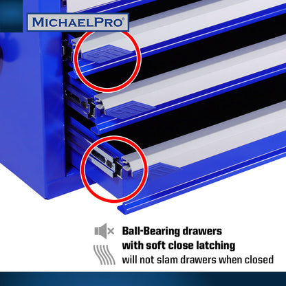 6 Drawer Portable Top Tool Chest (MP009085) - MichaelPro