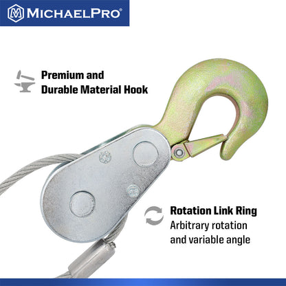 2-Ton Power Winch Puller, Double Gear (MP009088)
