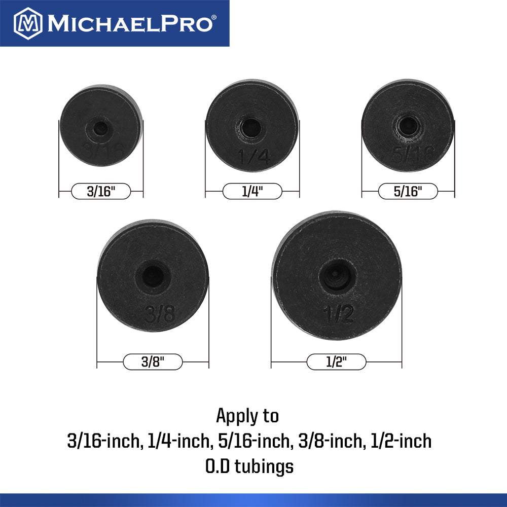 Single and Double Flaring Tool Kit with Extra Adapters (MP009090) - MichaelPro