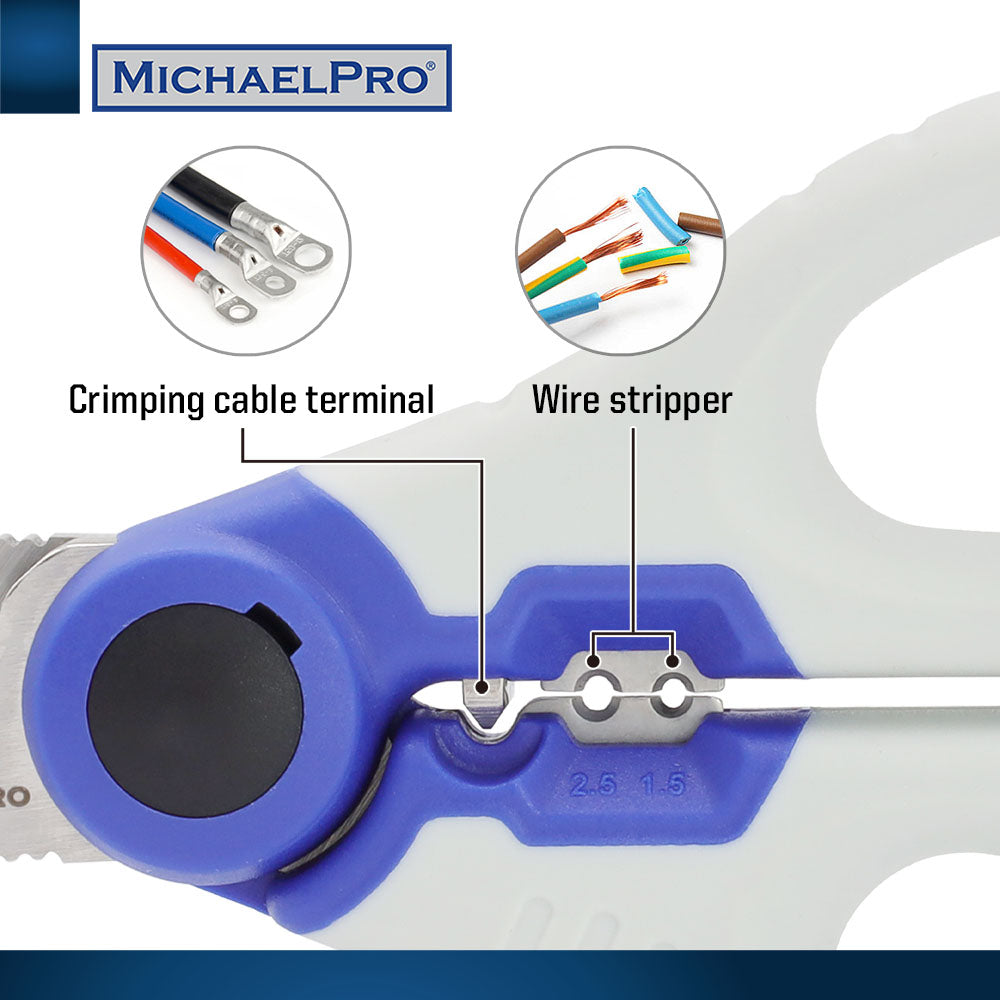 6-Inch Stainless Electrician Scissors (MP010025) - MichaelPro