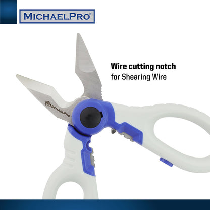 6-Inch Stainless Electrician Scissors (MP010025) - MichaelPro