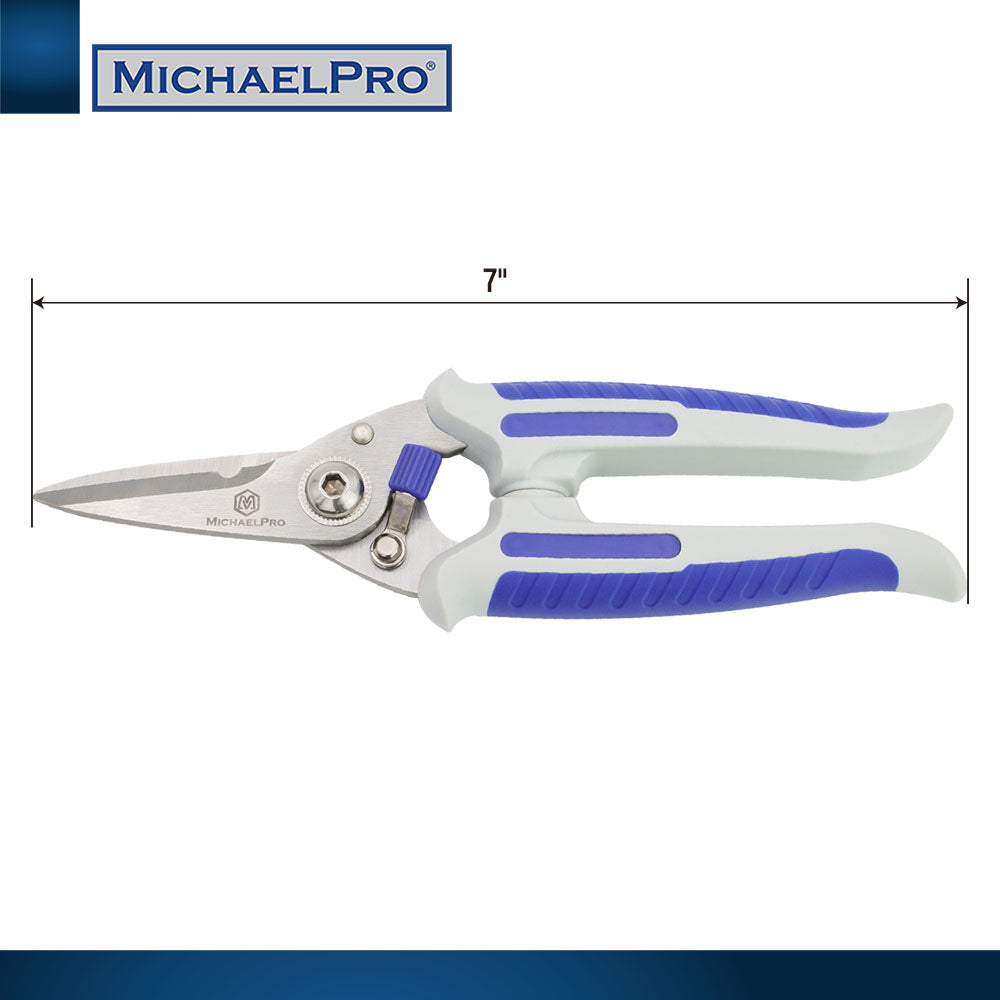 7-Inch / 8-Inch Stainless Multi-Purpose Shears (MP010026 / MP010027) - MichaelPro