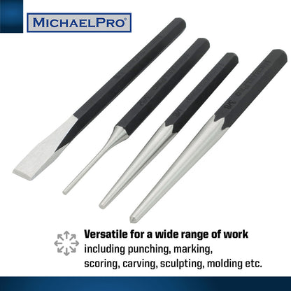 16-Piece Chisel and Punch Set, Heavy Duty (MP010030) - MichaelPro