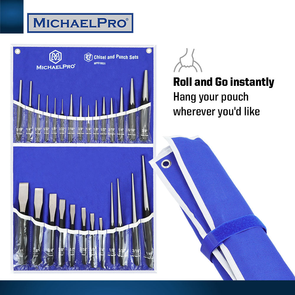 27-Piece Chisel and Punch Set, Heavy Duty (MP010031) – MichaelPro