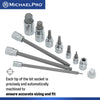 86-Piece Master SAE/Metric Hex, Torx, External Socket and Bit Socket Set (MP012018)