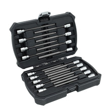  18-Piece 3/8”Drive 6-Inches Long Hex Bit Socket Set in Standard SAE & Metric Sizes (MP012020)
