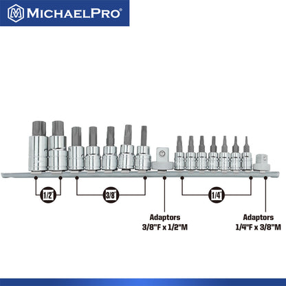 16-Piece Torx Bit Set (MP012022) - MichaelPro