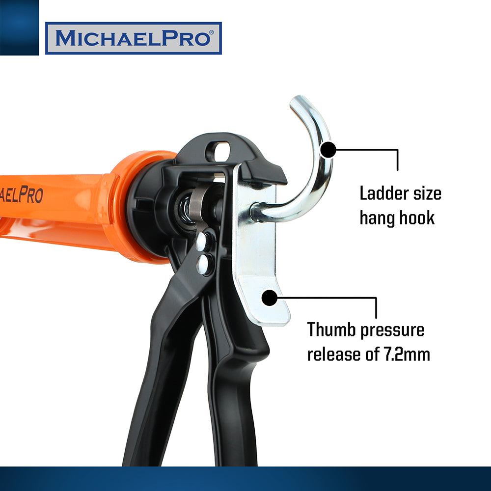 18: 1 Thrust Ratio Drip-Free Caulking Gun (MP013004) - MichaelPro