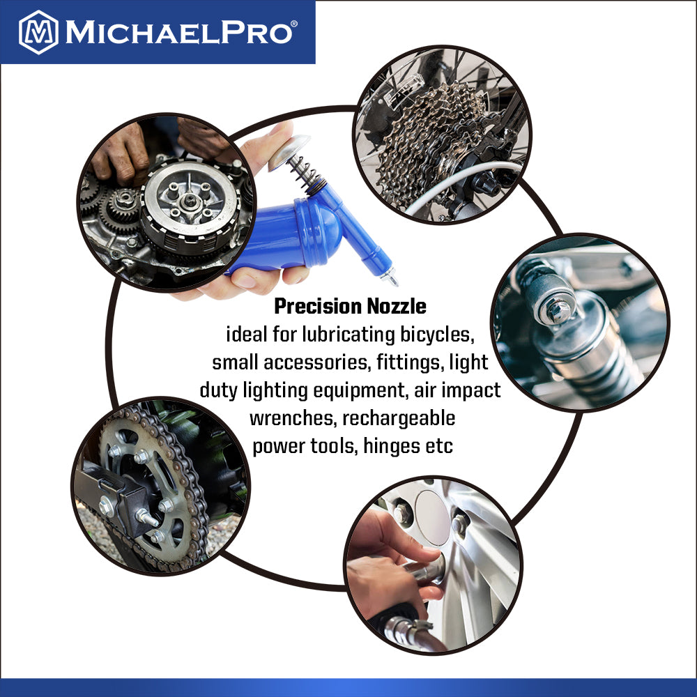 3.3oz / 100cc Mini Grease Gun with Precision Nozzle (MP013010) - MichaelPro