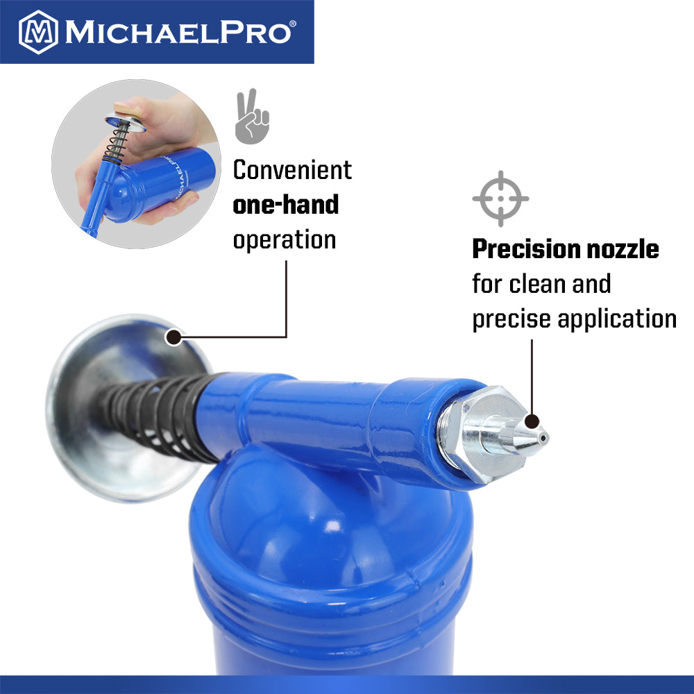 3.3oz / 100cc Mini Grease Gun with Precision Nozzle (MP013010) - MichaelPro