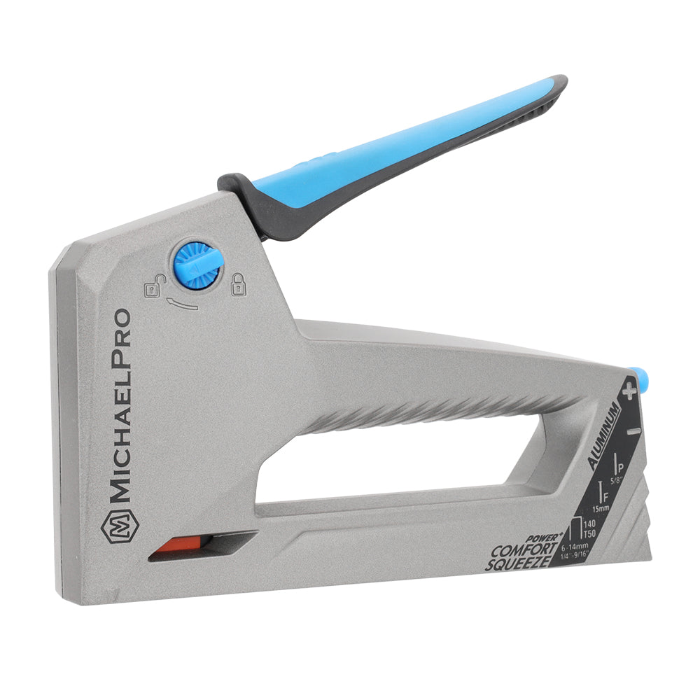 Aluminum Tacker/Staple Gun for Heavy Duty Usage (MP013011) - MichaelPro