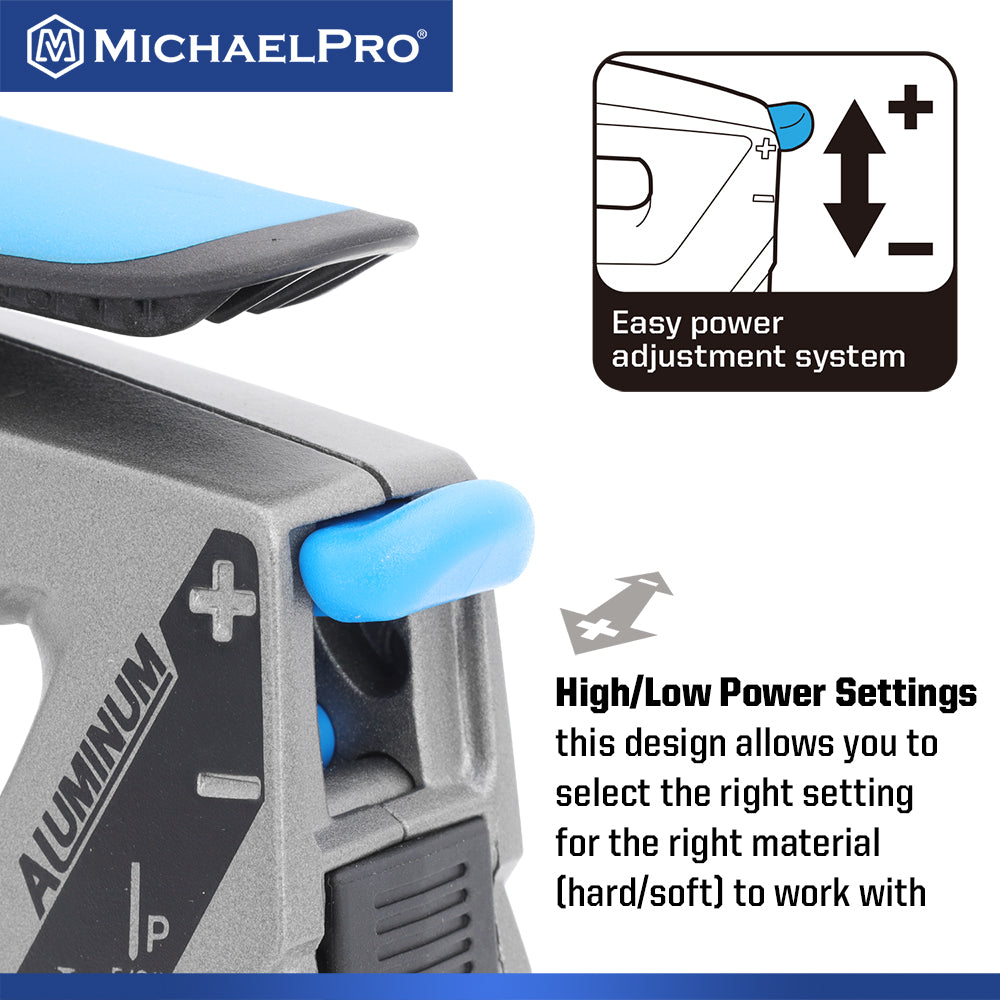 Aluminum Tacker/Staple Gun for Heavy Duty Usage (MP013011) - MichaelPro