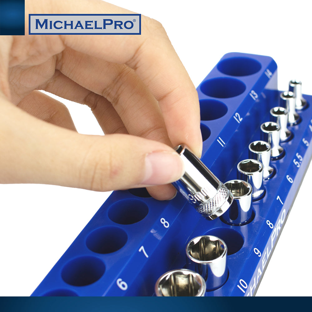 3-Piece Magnetic Socket Organizers for Metric Sockets (MP014002)