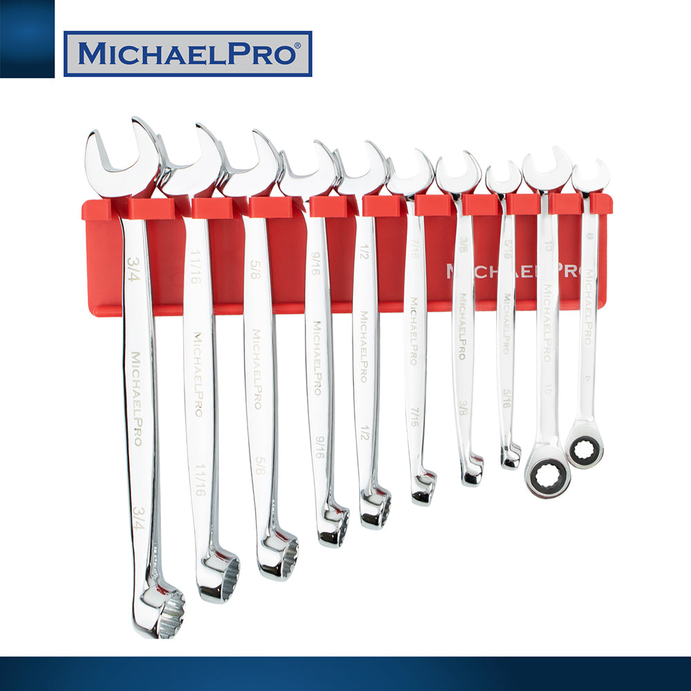 Magnetic Wrench Holder, 10 Slots (MP014005)