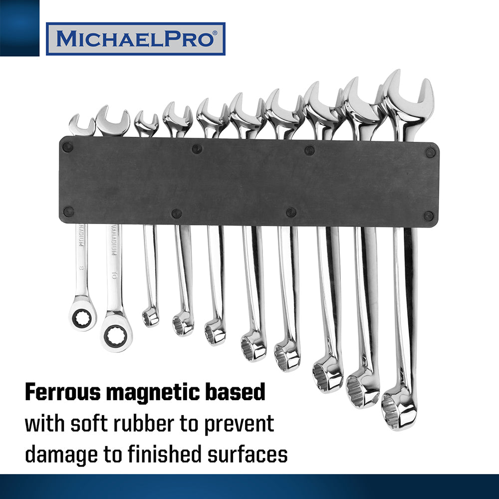 Magnetic Wrench Holder, 10 Slots (MP014005) - MichaelPro