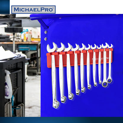 Magnetic Wrench Holder, 10 Slots (MP014005) - MichaelPro