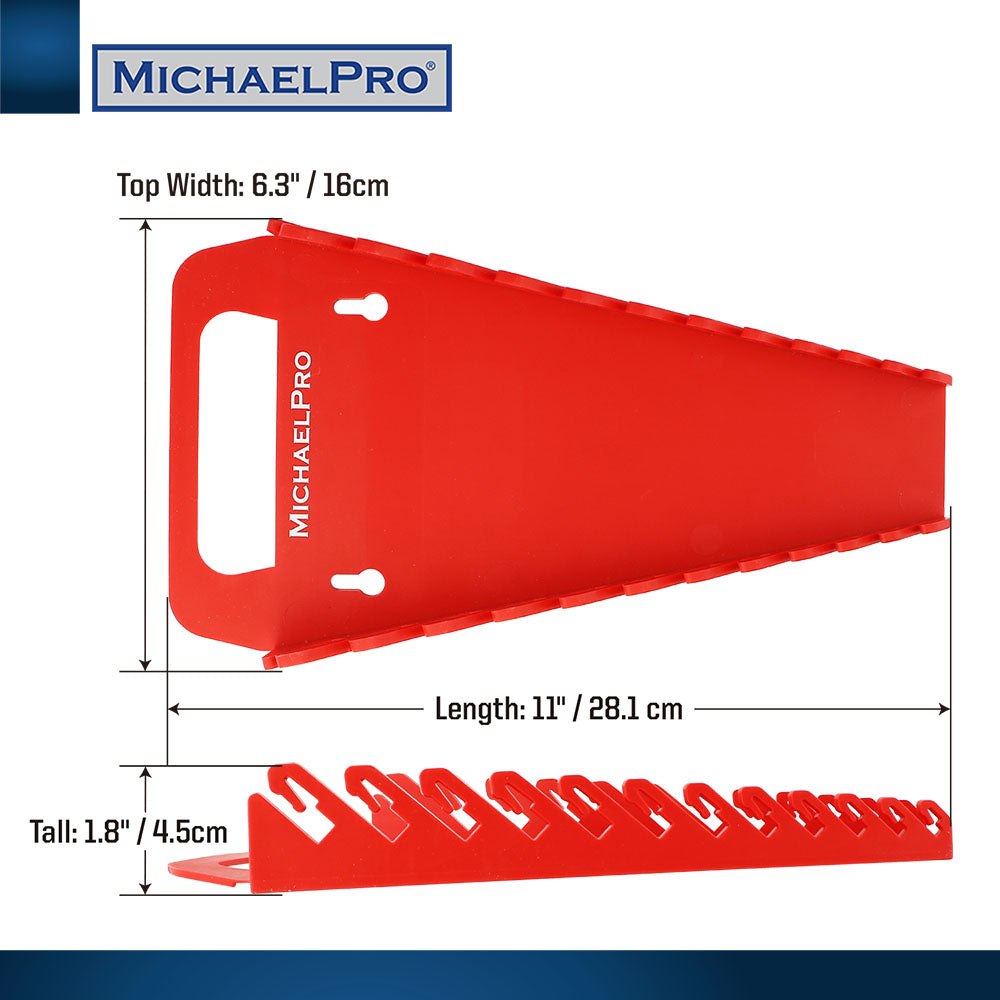 Wrench Holder with Carrying Handle, 12 Slots (MP014032) - MichaelPro