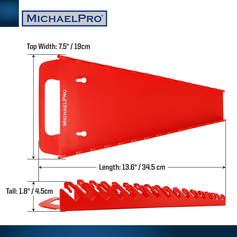 Wrench Holder with Carrying Handle, 15 Slots (MP014033) - MichaelPro