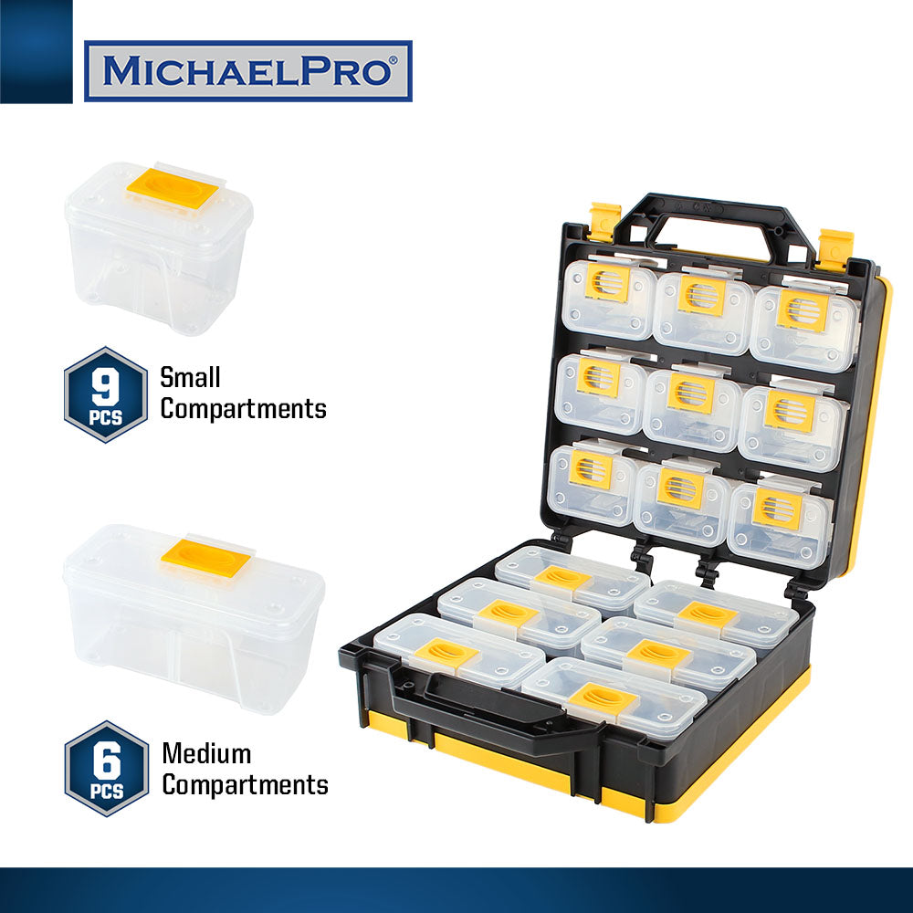 Tool Box with Removable Compartments (MP014034) - MichaelPro