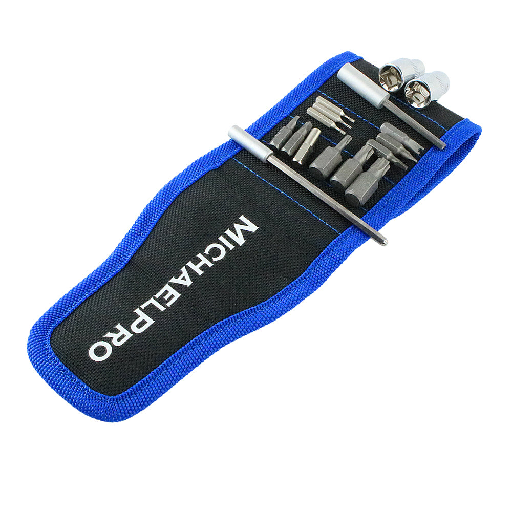 Magnetic Wristband for Holding Screws, Nails, Drill Bits, Tools (MP015001) - MichaelPro