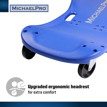 42-Inch Molded Plastic Mechanic Creeper (MP016004) - MichaelPro