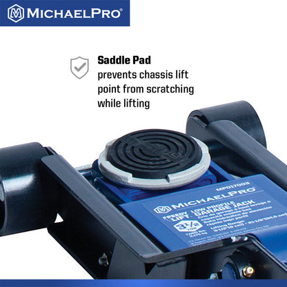 3.5 Ton Low Profile Speedy Lift Floor Jack, High Graded Craftsmanship (MP017003) - MichaelPro
