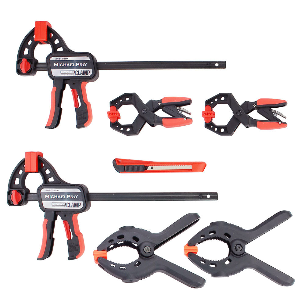 7-Piece Woodworking Clamps Set (MP018001) - MichaelPro