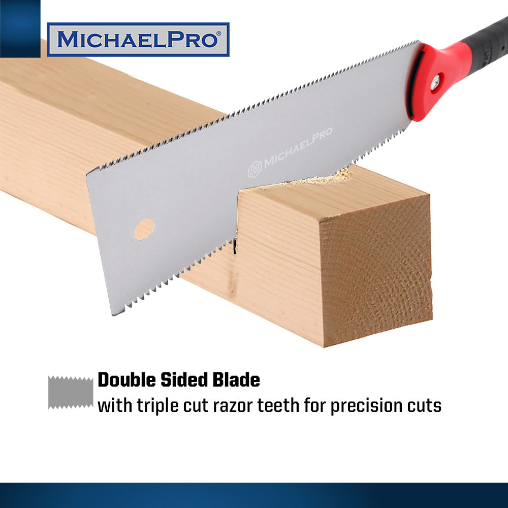 10-Inch Double Edge Pull Saw (MP018004) - MichaelPro