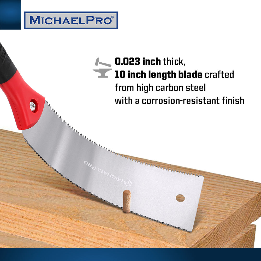 10-Inch Double Edge Pull Saw (MP018004) - MichaelPro