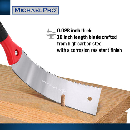 10-Inch Double Edge Pull Saw (MP018004) - MichaelPro
