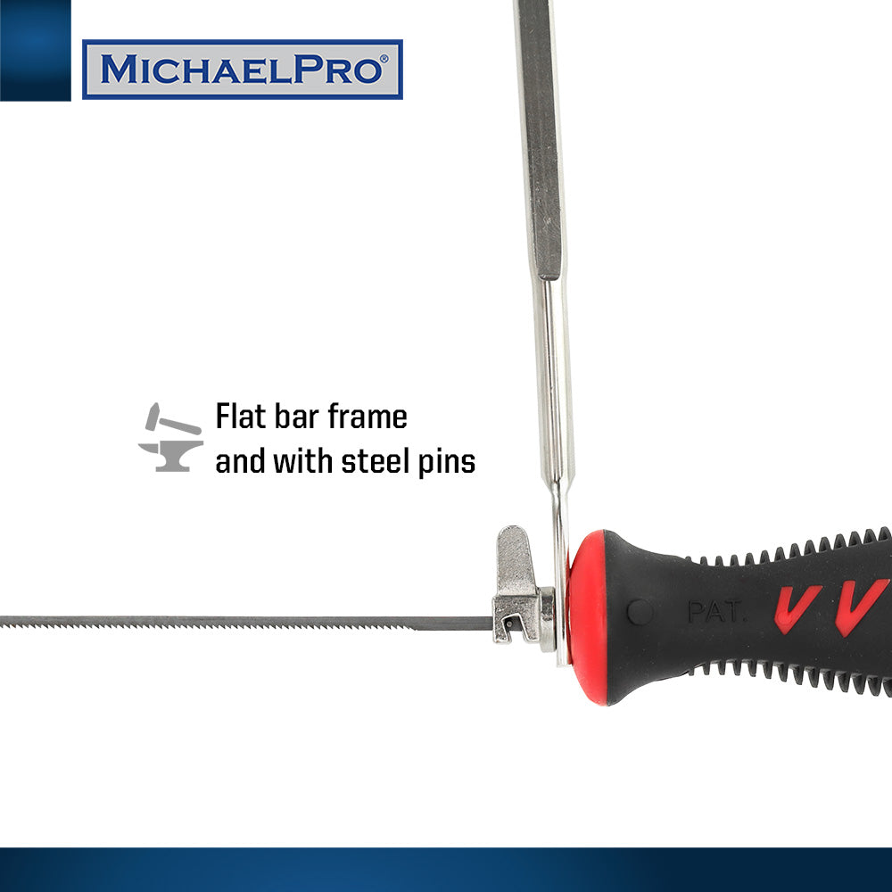 6-Inch Deep Coping Saw & Replacement Blades (MP018006) - MichaelPro