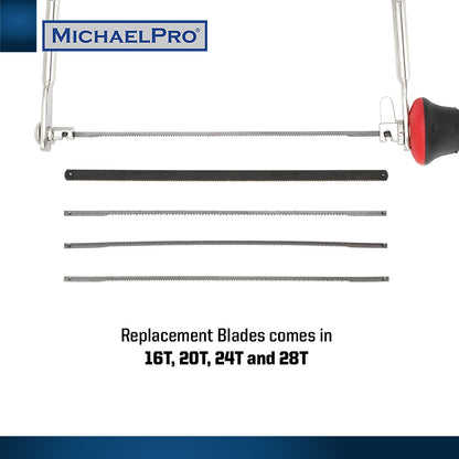 6-Inch Deep Coping Saw & Replacement Blades (MP018006) - MichaelPro