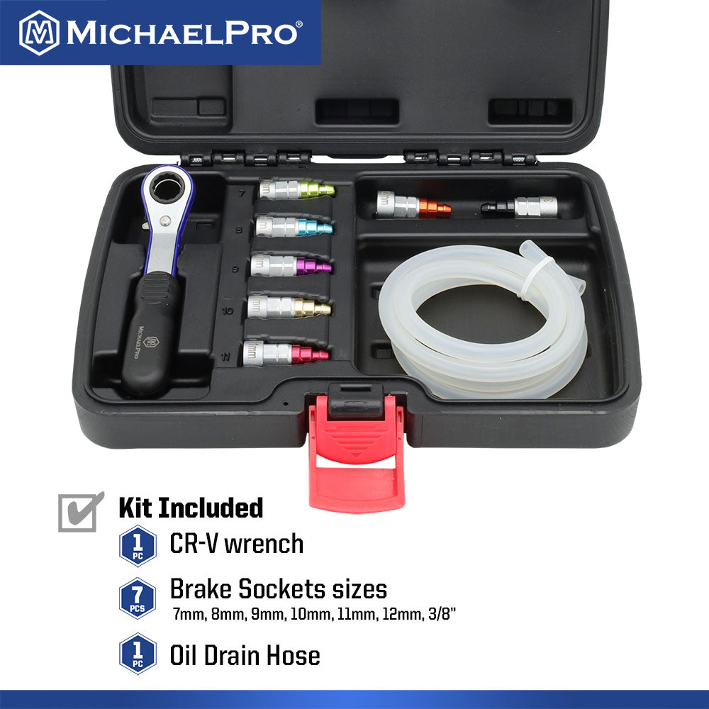 Mechanic’s Brake Bleeder Wrench Set (MP019003) - MichaelPro