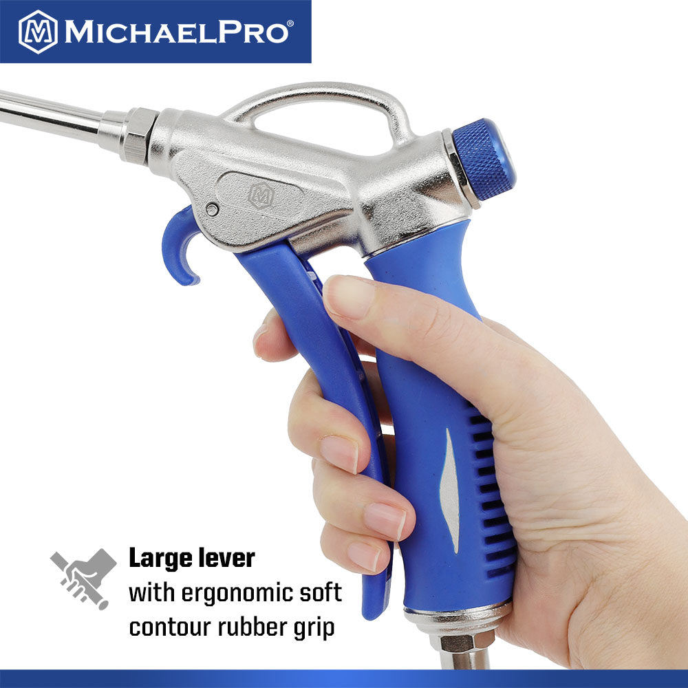 2-Way Air Blow Gun with Extra Long Nozzle (MP019004) - MichaelPro