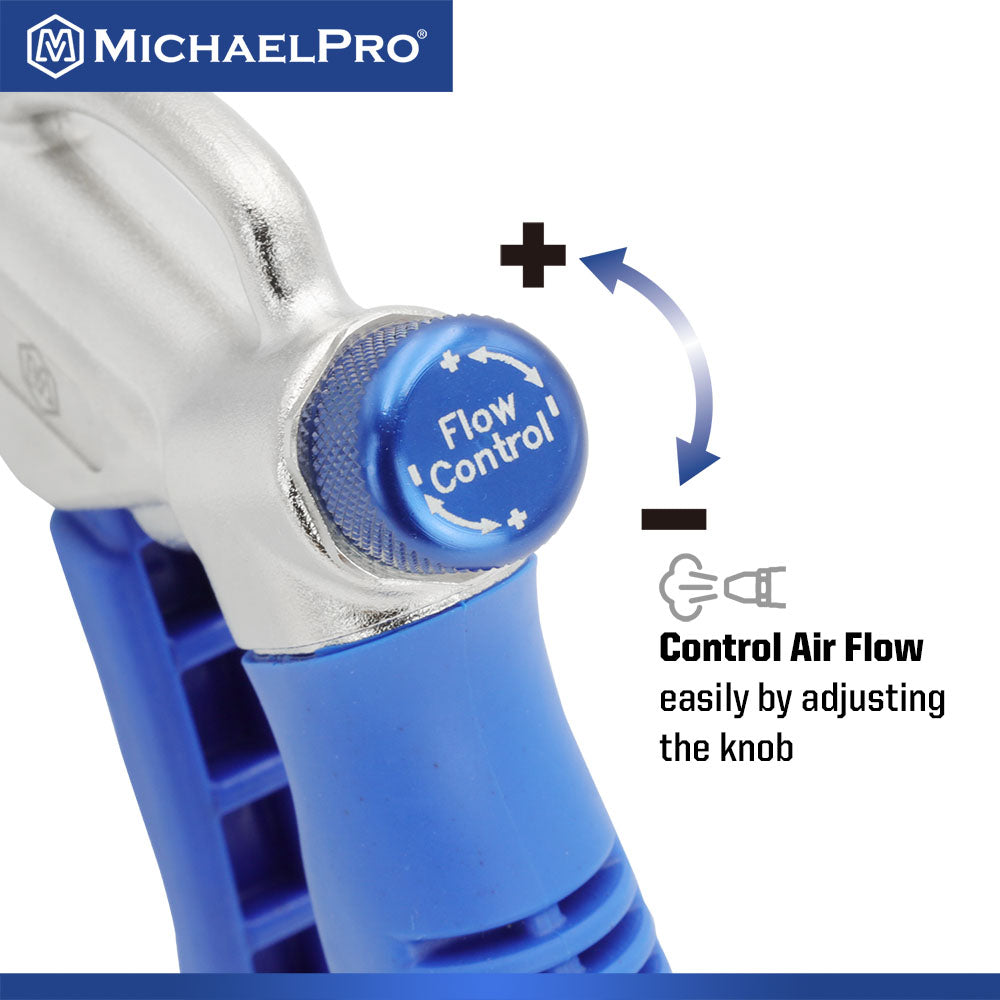 2-Way Air Blow Gun with Extra Long Nozzle (MP019004) - MichaelPro