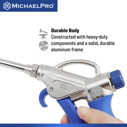 2-Way Air Blow Gun with Extra Long Nozzle (MP019004) - MichaelPro