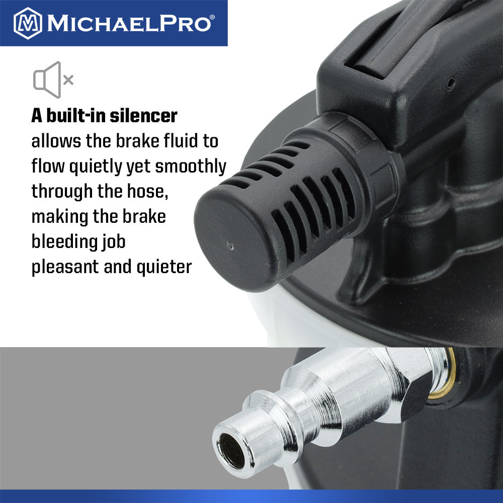 1800cc Pneumatic Brake Bleeder (MP019005) - MichaelPro