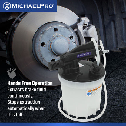 1800cc Pneumatic Brake Bleeder (MP019005) - MichaelPro