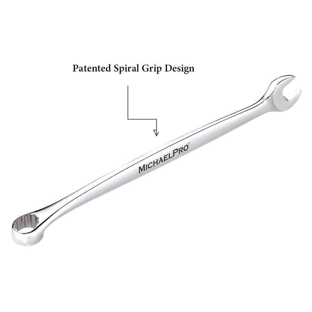 8-piece Combination Wrench Set in Standard SAE Sizes (MP001014) - MichaelPro