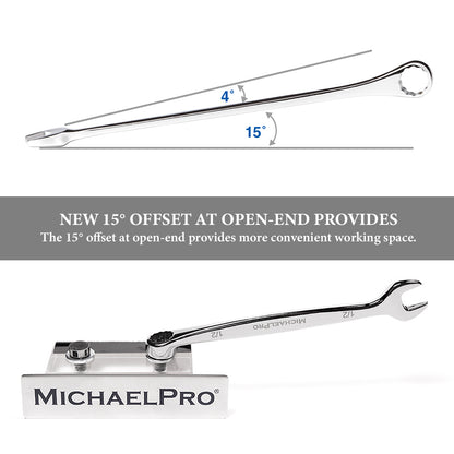 8-piece Combination Wrench Set in Standard SAE Sizes (MP001014) - MichaelPro