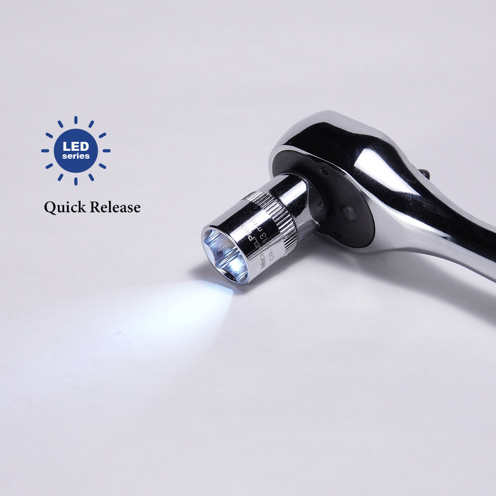 3/8" Drive Ratchet with Built-in LED Flashlight (MP001037) - MichaelPro