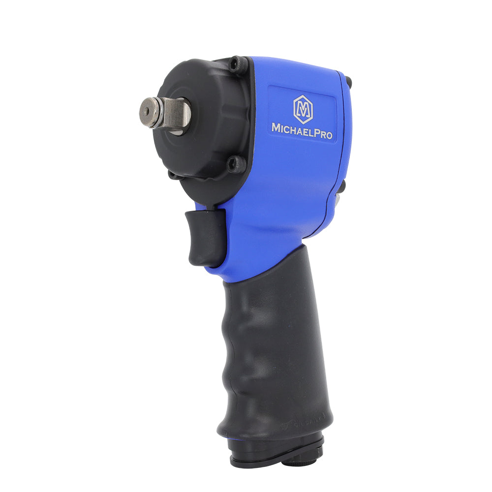 1/2" Drive Mini Air Impact Wrench, 500 ft-lbs Max Torque Output (MPA01034)