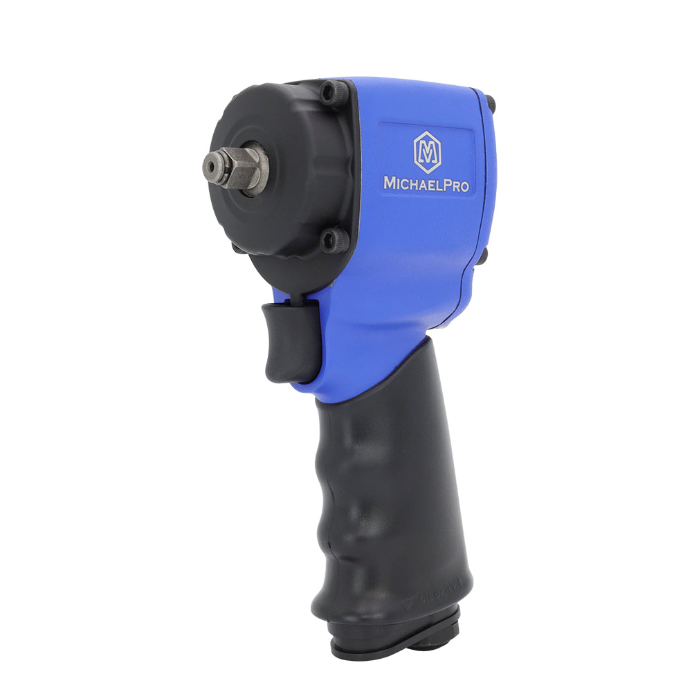 3/8" Drive Mini Air Impact Wrench, 450 ft-lbs Max Torque Output (MPA01035) - MichaelPro