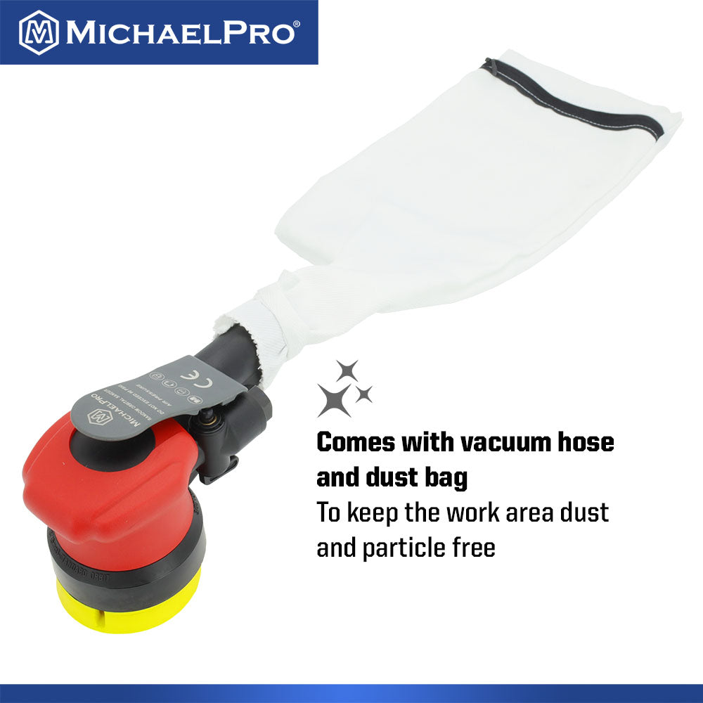 3-Inch Self-Generated Vacuum Random Orbit Sander (MPA01042) - MichaelPro