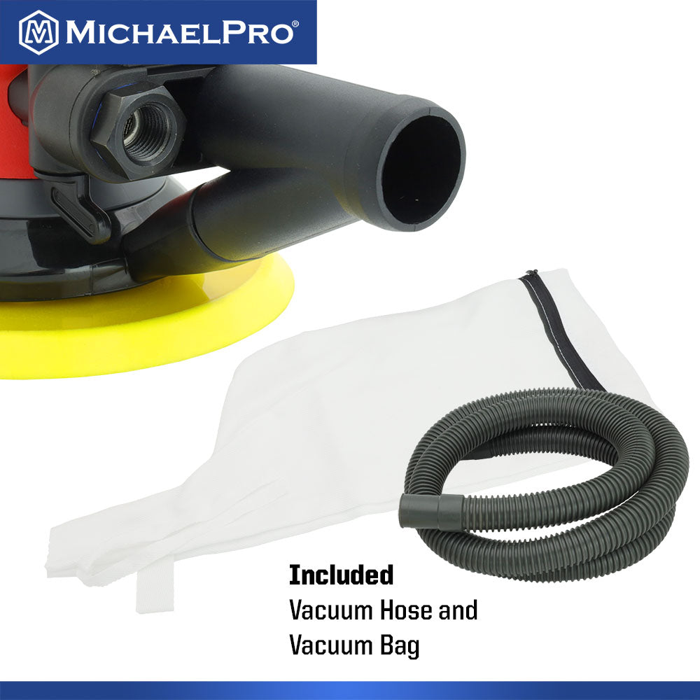 6-Inch Self-Generated Vacuum Random Orbit Sander (MPA01043) - MichaelPro