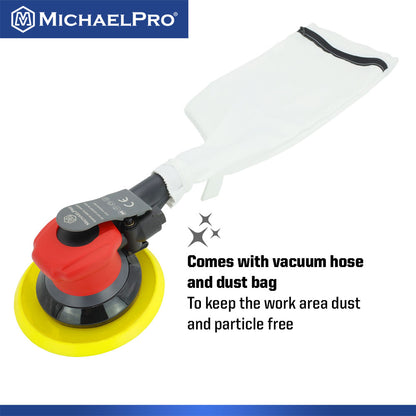 6-Inch Self-Generated Vacuum Random Orbit Sander (MPA01043) - MichaelPro